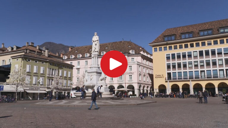 Piazza Walther Cuore di Bolzano