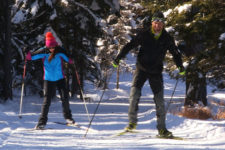 Cross-country skiing at Val d&#8217;Ega
