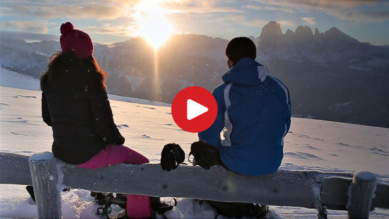 Pure: snowshoeing in the Dolomites