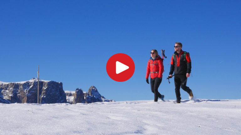 Escursione invernale alla Bullaccia sull'Alpe di Siusi