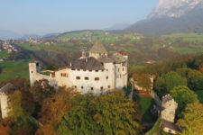 Castel Presule as seen from above