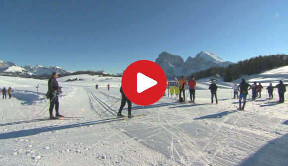 Alpe di Siusi in winter