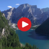 Lake Braies as seen from above