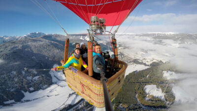 In mongolfiera su Dobbiaco