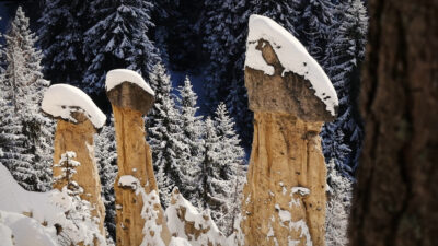 The earth pyramids at Perca