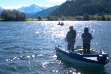 Fishing at the Lake San Valentino