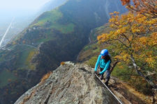 Klettersteig Hoachwool in Naturns