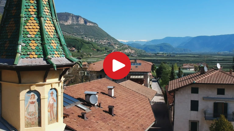 Magrè e Cortina all'Adige visti dall'alto
