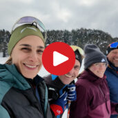 Cross-country skiing lessons