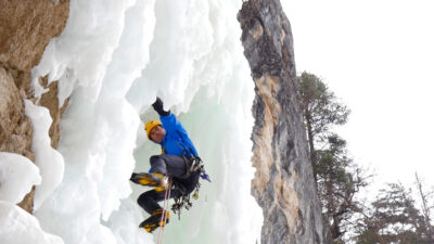 Abenteuer Eisklettern