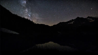 Eine Nacht am Fischersee in Ulten