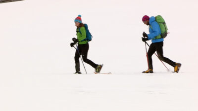 Snowshoe hiking Alpe di Rodegno