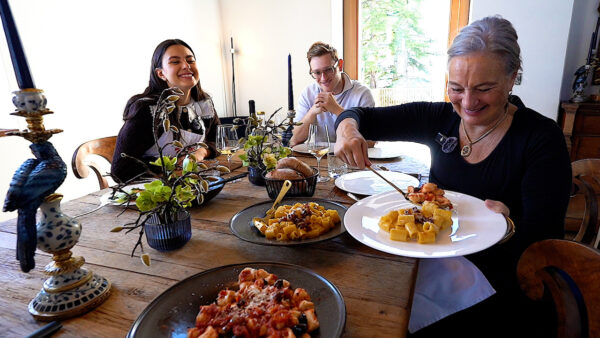 In den Küchen eines Schlosses