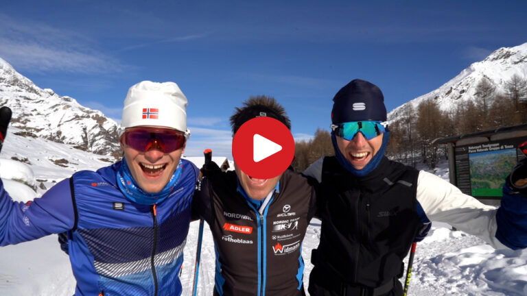 Cross-country skiing in Plan