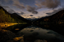 A night at the Zufritt reservoir