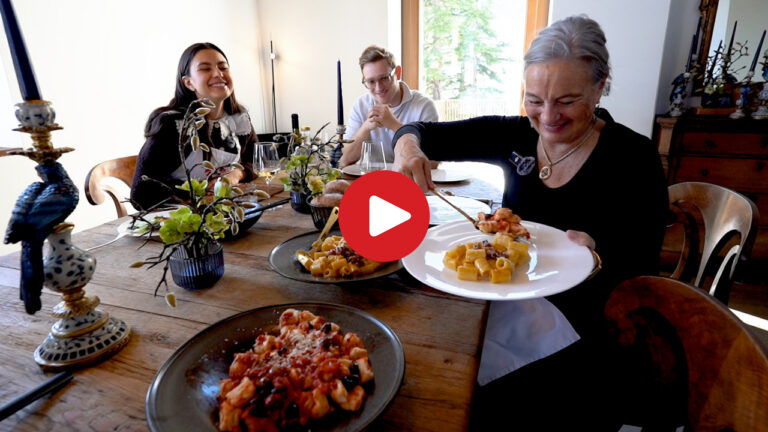 In the kitchens of a castle