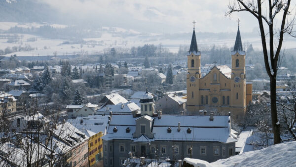 Bruneck im Winter