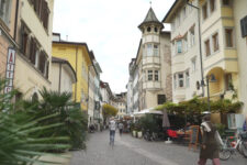 The historical streets of Bolzano