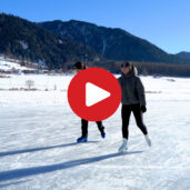 Eislaufen auf dem Haidersee