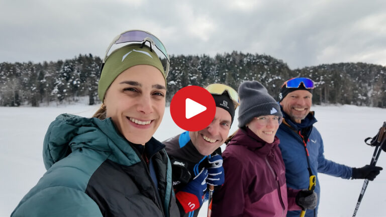 Langlaufen lernen in Deutschnofen