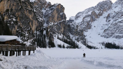 Pragser Wildsee im Winter