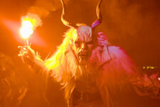 Krampus run in South Tyrol