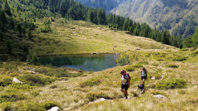 Auf dem Jägersteig zur Wanser Alm