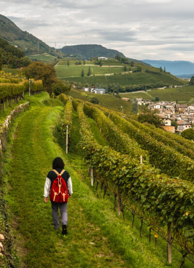 Roter Rucksack