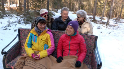 In carrozza sulla neve a Dobbiaco