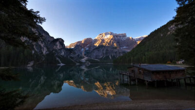 Eine Nacht am Pragser Wildsee