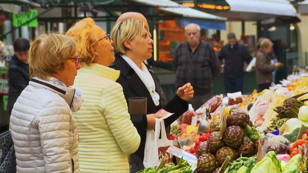 The Fruit Market of Bolzano