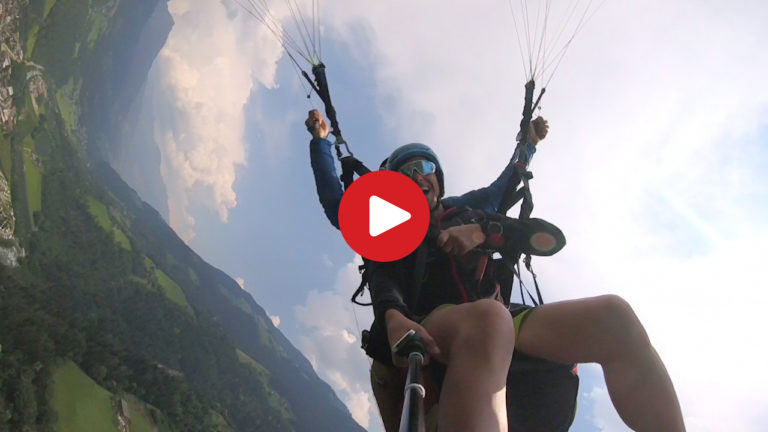 Rafting and paragliding in the Val Passiria