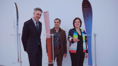 Le Fiaccole Olimpiche al Museion