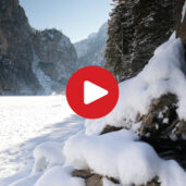 Snow-Shoe Hiking at Lake Braies