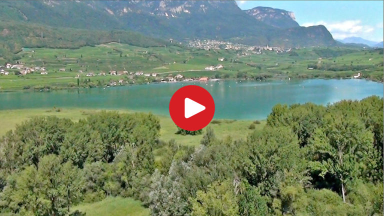 The Lake Caldaro Biotope as seen from above