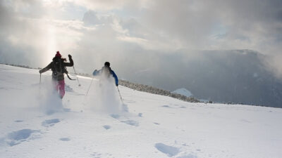 Con le ciaspole in Alto Adige