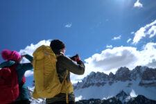 Winter trip to the Eores Alpine hut