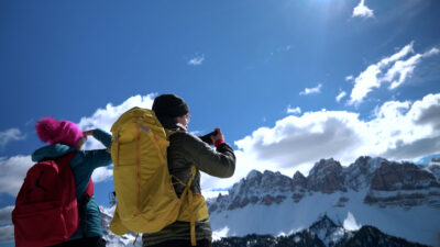 Winter trip to the Eores Alpine hut