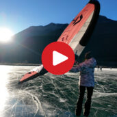 Thrills on ice at Lake Caldaro