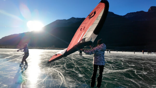 Thrills on Ice at Lake Caldaro