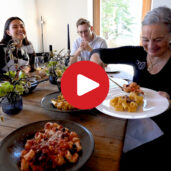 Nelle cucine di un castello