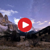 A night at the Passo Gardena pass