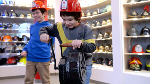 Feuerwehrhelm-Museum in Gais