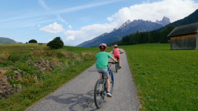Biking through the Pusteria Valley
