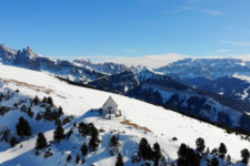 The Rasciesa High Alp as seen from above