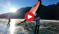 Video: Eisvergnügen am Kalterer See