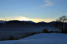 L&#8217;alba vista da Appiano
