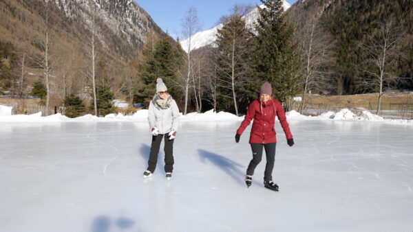 Eislaufen in Vals