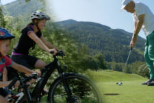 Golfen und Radfahren im Passeiertal
