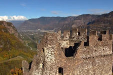 Castelchiaro in Caldaro as seen from above